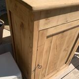 Raw wood sideboard