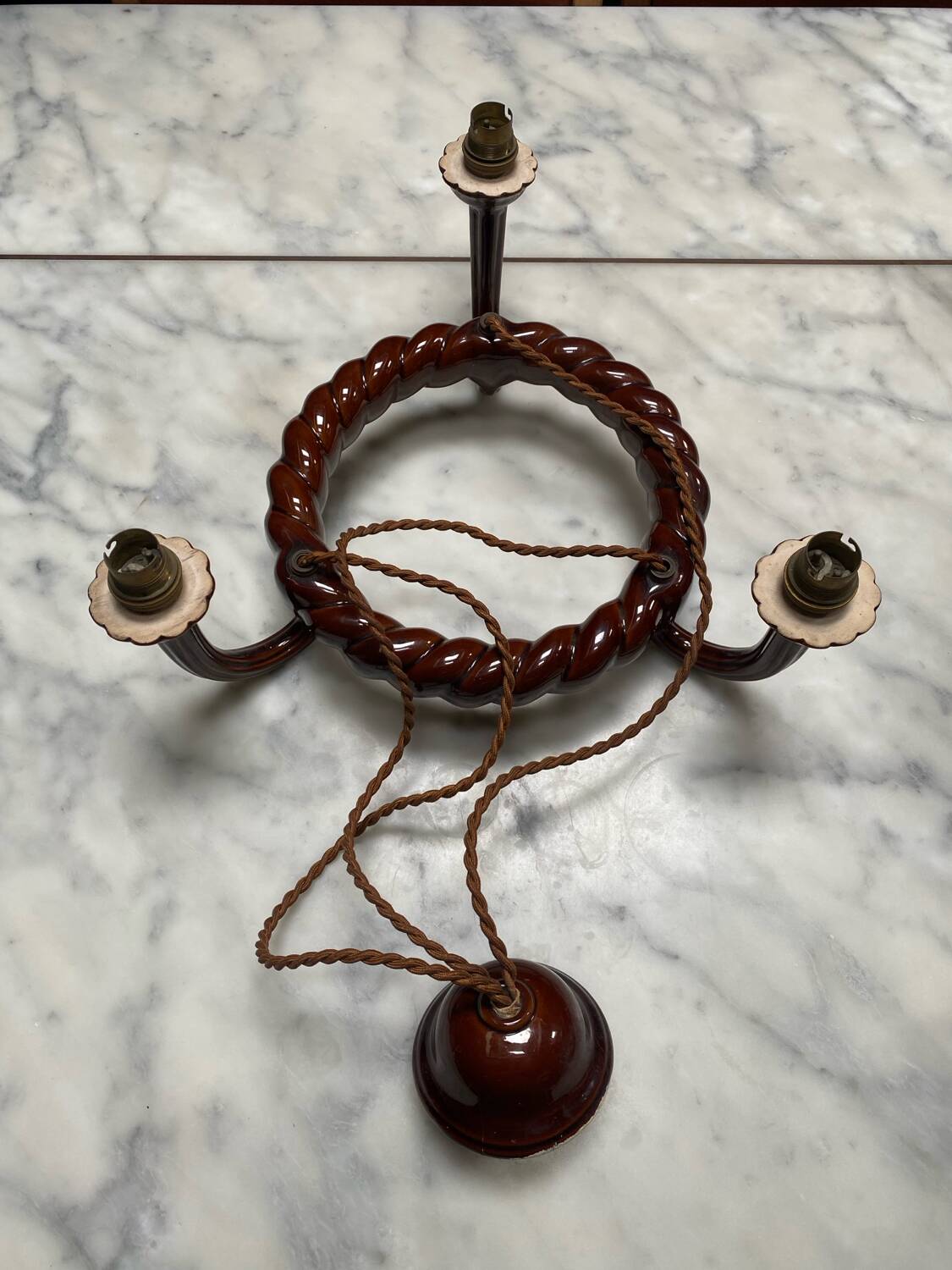 Vintage chandelier pendant light