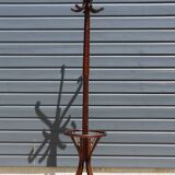 BAUMANN parrot coat rack dark beech umbrella stand