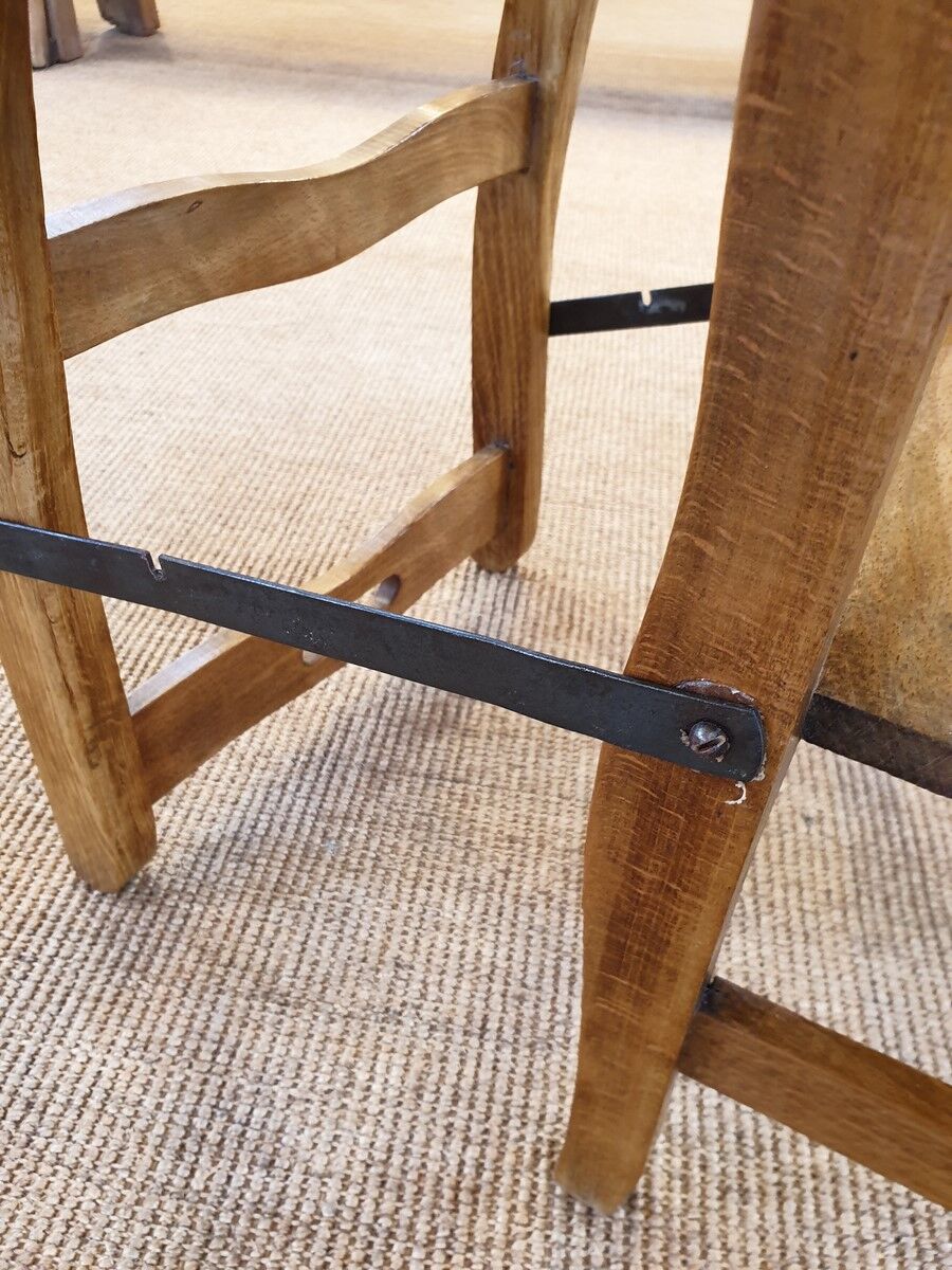 Old stepladder chair