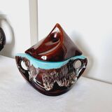 Impressionnant service à café français en céramique de Vallauris, design de style milieu du siècle