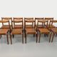 Set of 8 stackable chairs from the Czech manufacturer Bukoza