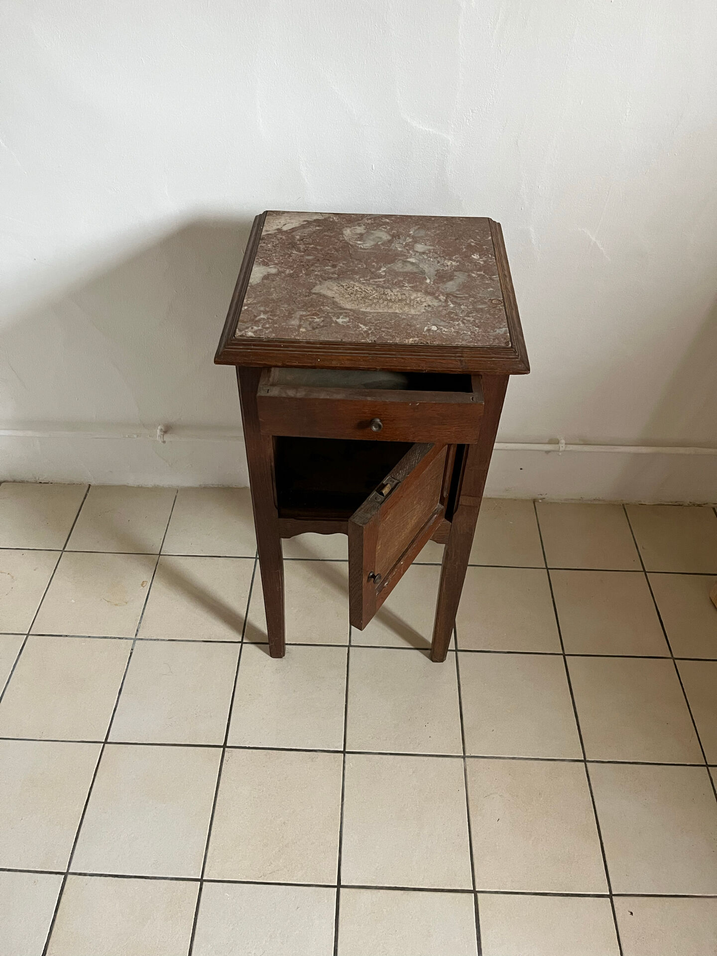Nightstand or antique bedside table