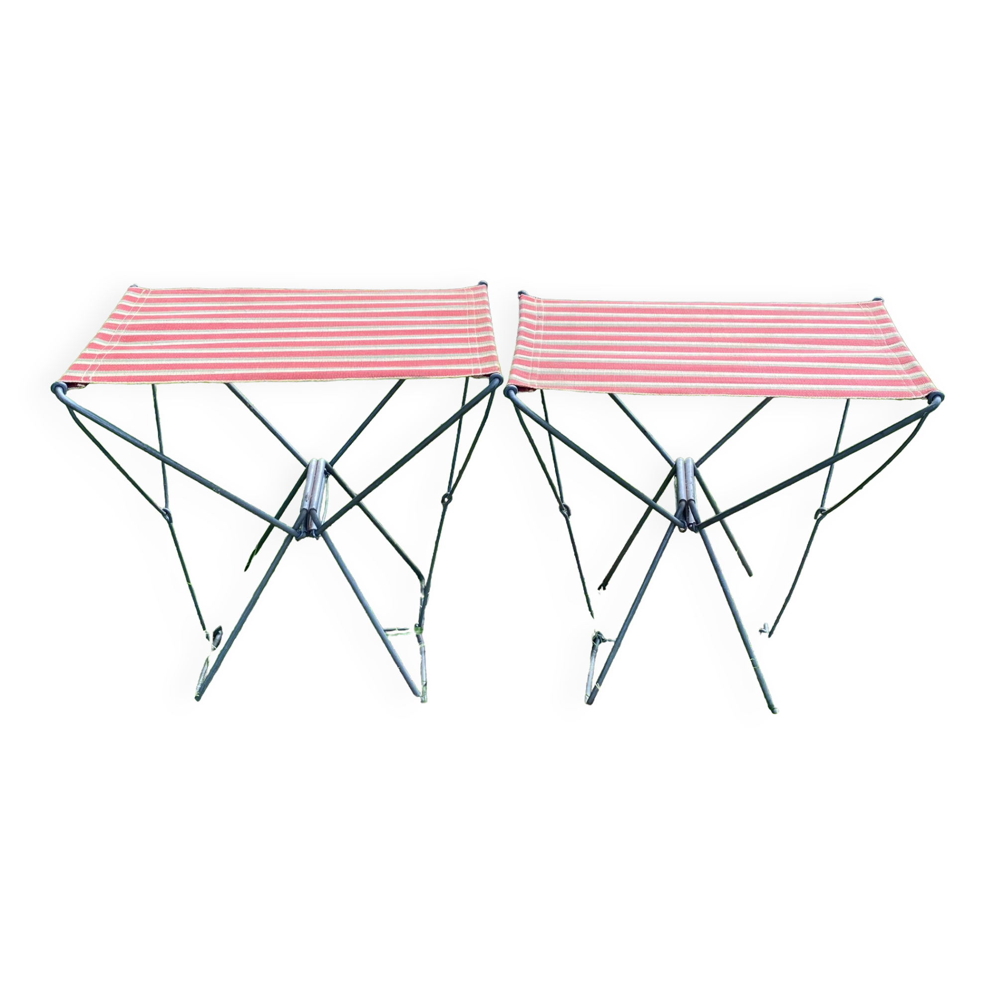 Foldable camping stools 60s