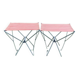 Foldable camping stools 60s