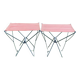 Foldable camping stools 60s