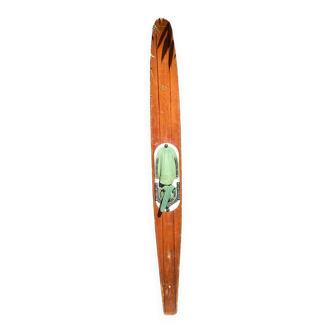 Old Reflex water ski for marine decoration