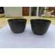 Pair of Chinese Bowls from the 19th Century in Cast Iron