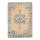 Large Blue Persian Area Rug, 206x294Cm