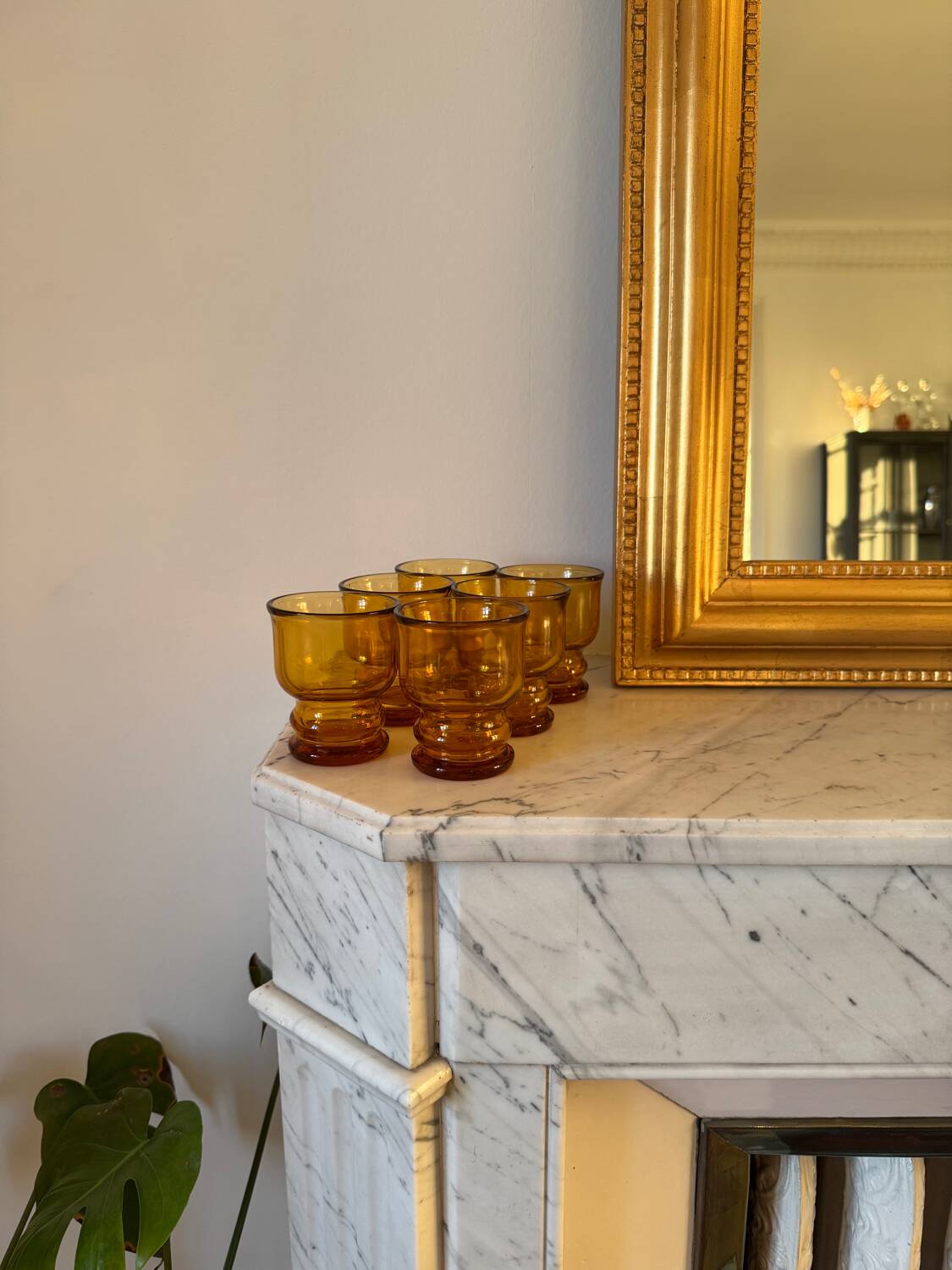 Verres ambrés Pernod