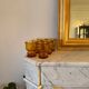 Pernod amber glasses