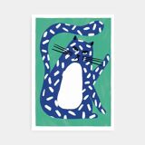 The cat - a4 illustration