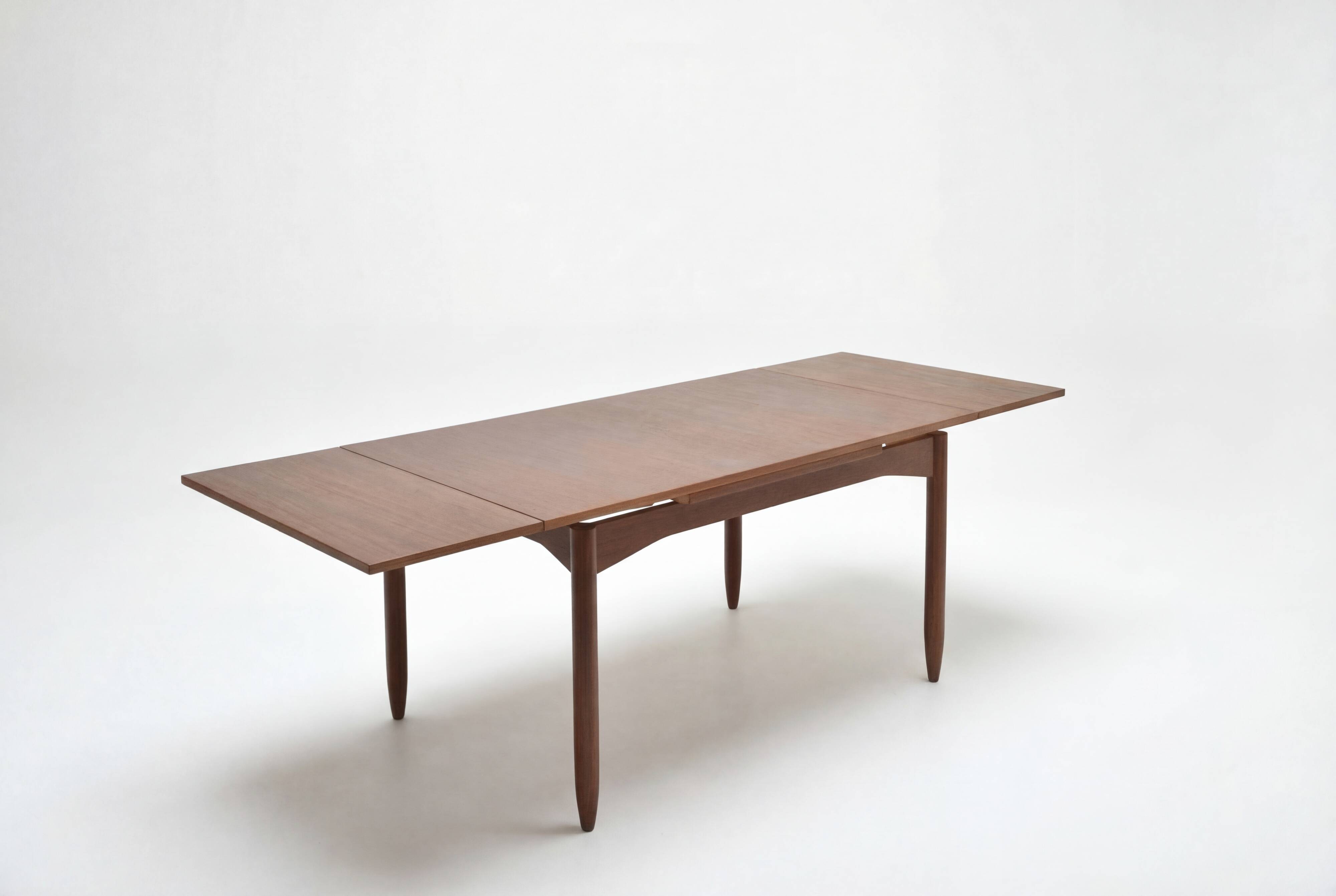 Vintage Scandinavian extendable teak table, 1960s