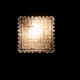 Ceiling lamp minimalist glass 1970 1980