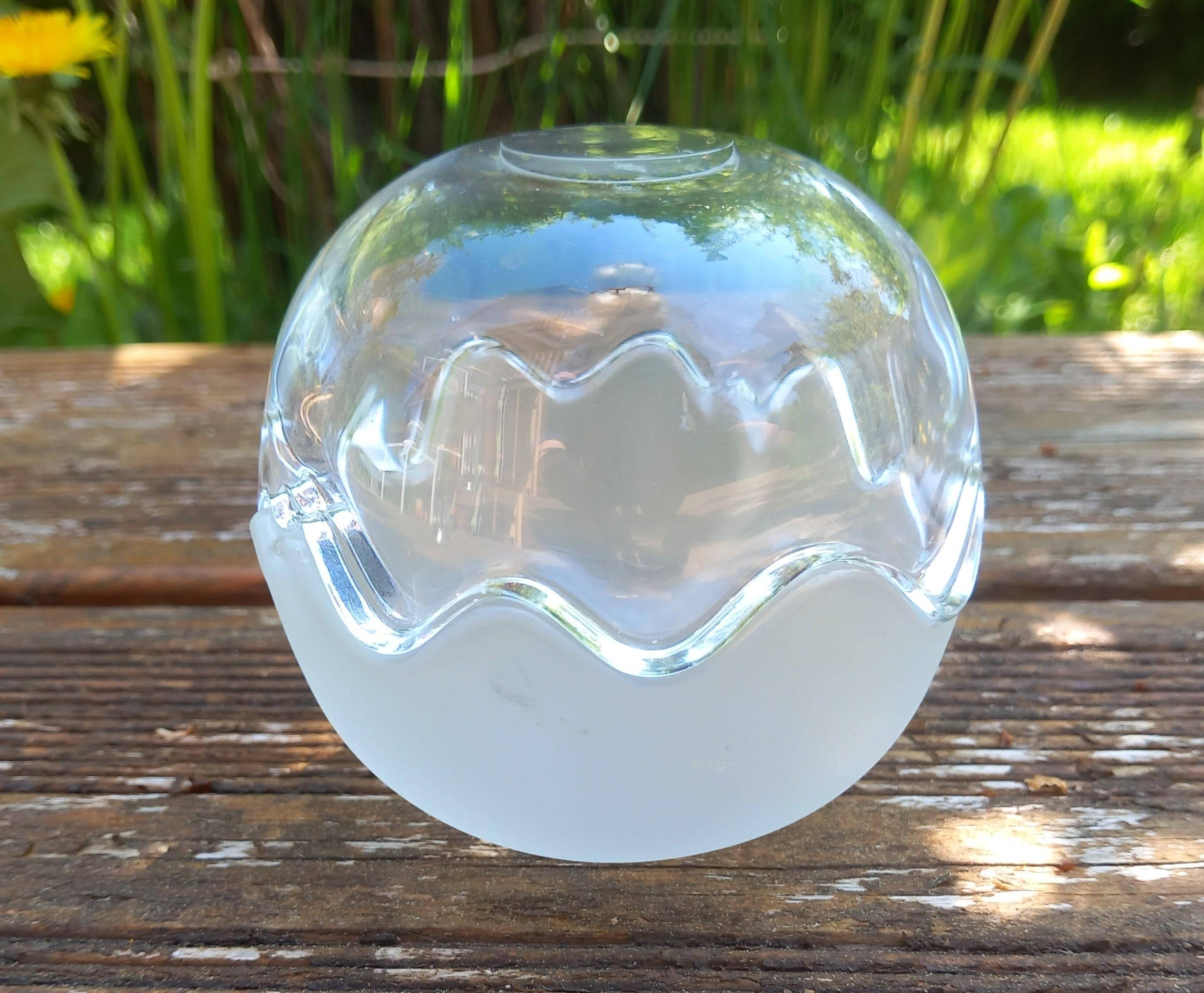 Glass candy box by designer mickael bang for holmegaard