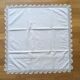 1900s lace square pillowcase