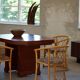 Set of 6 sculptural vintage bamboo dining chairs, modern Danish design, made in the 1960s.