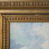 Frame signed summer landscape - Oil on Canvas