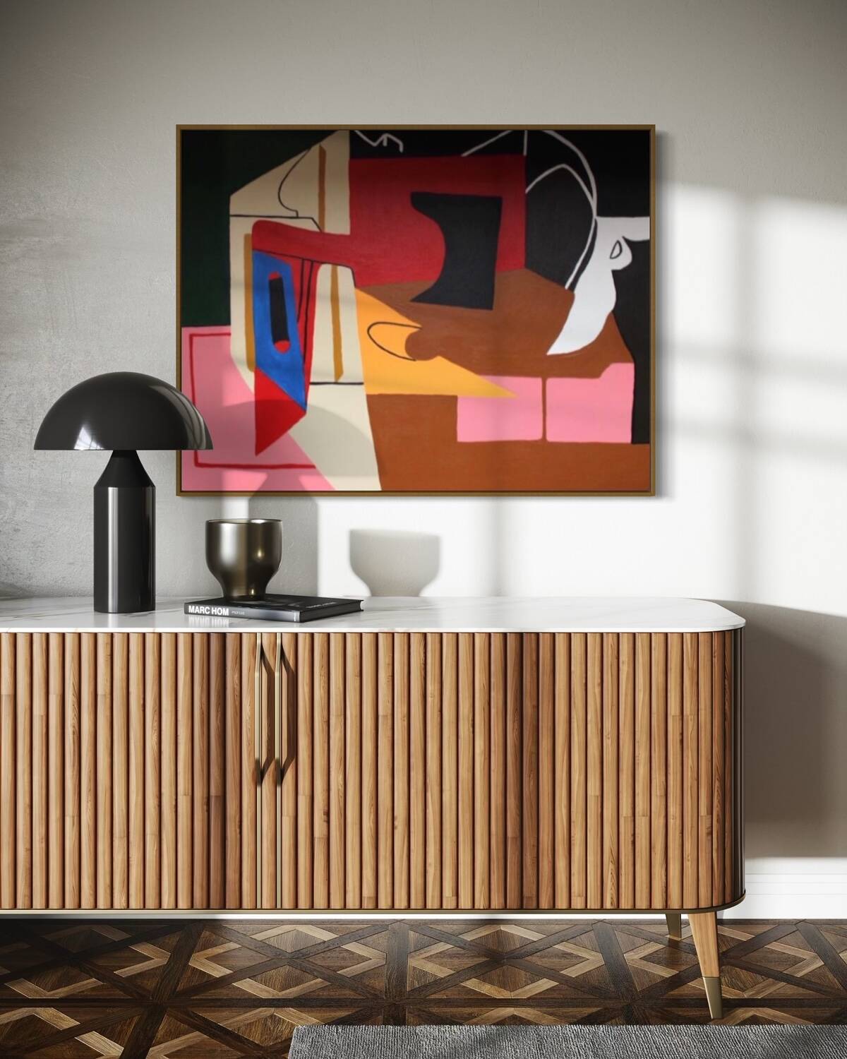 Contemporary abstract geometric forms No7