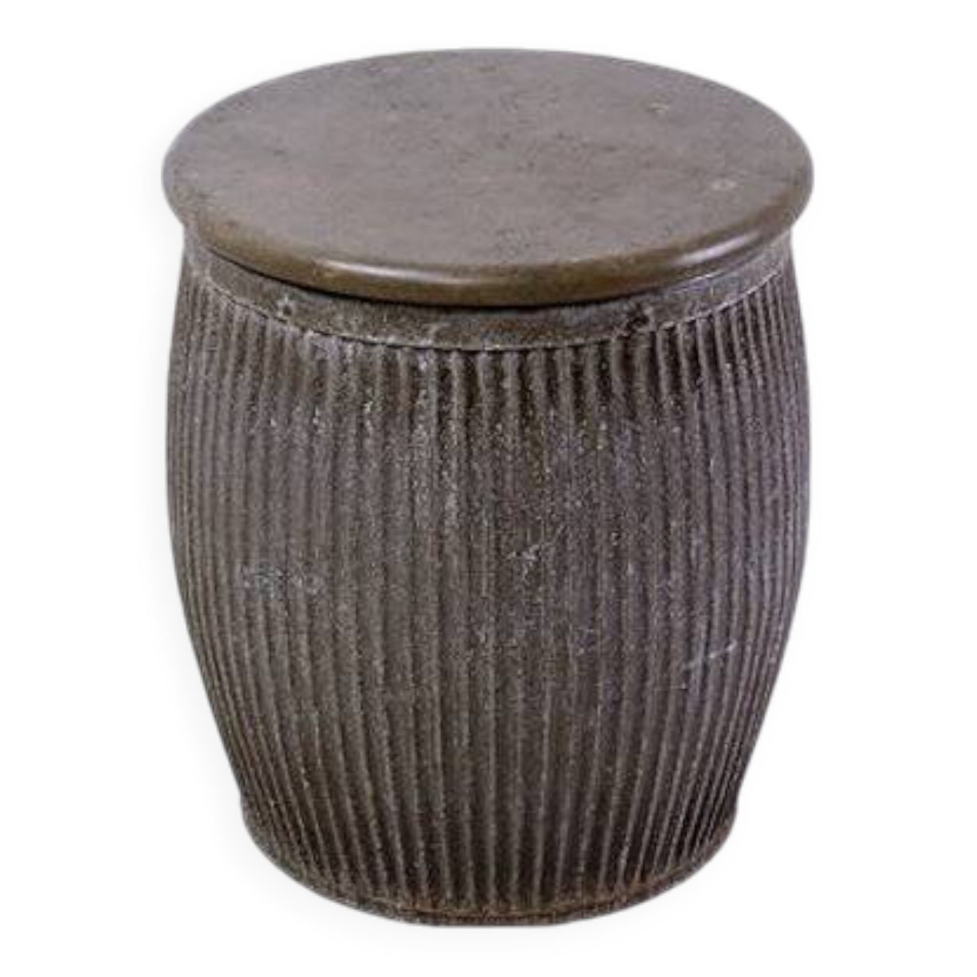 Vintage "Dolly Tub" Rival Side Table - Polished stone top - Circa 1930