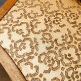 Paire de commodes arbalètes en noyer