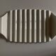 Villeroy & Boch white wavy earthenware tray 1970