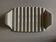 Villeroy & Boch white wavy earthenware tray 1970