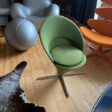 Chaise conique, modèle K1, conçue par Verner Panton, Plus-Linje, Danemark, années 1950