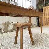 2m pine farm table