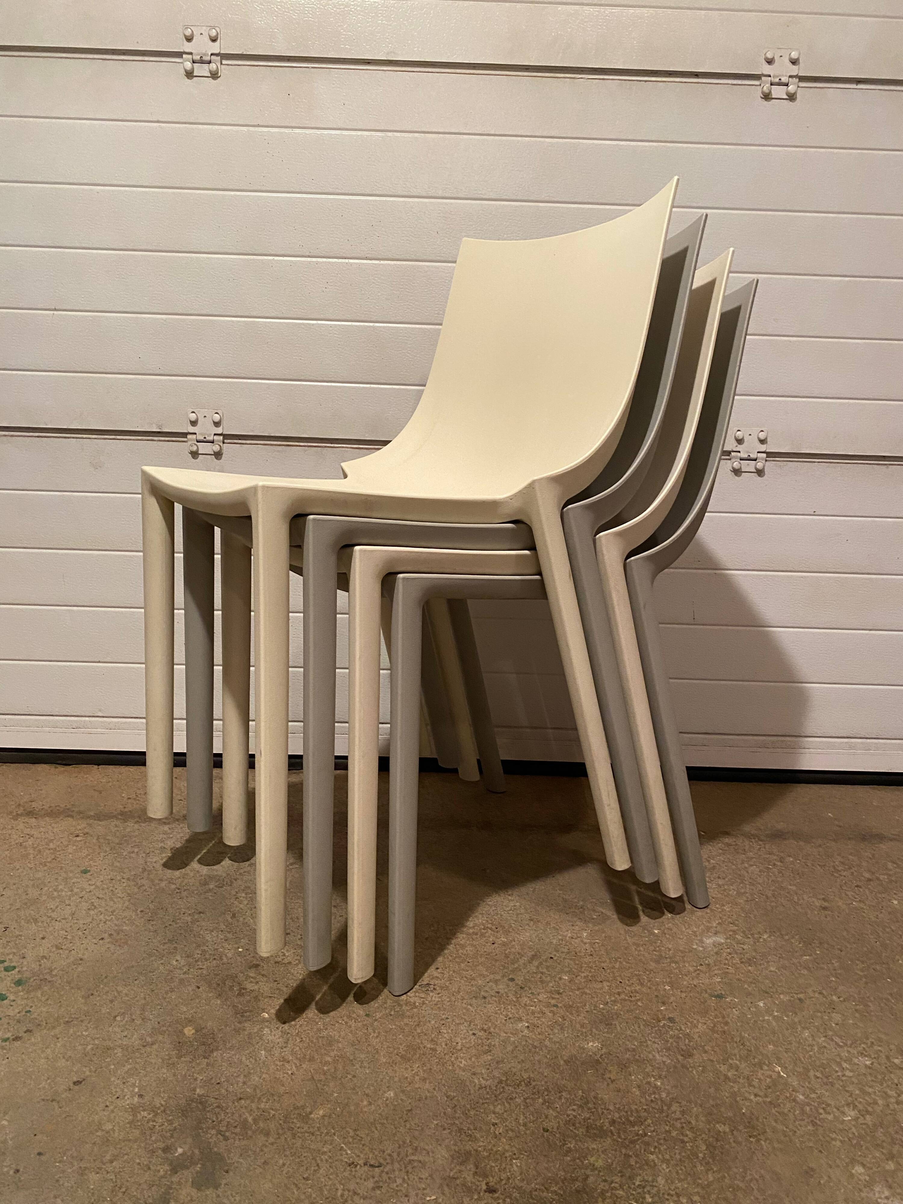 4 Bo Driade designer chairs