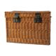 Old wicker trunk