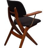 Louis van Teeffelen scissors dinner chairs , wébé, Dutch design