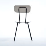 Midcentury chair in metal & formica, Kovona Czechoslovakia 1960s