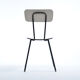 Midcentury chair in metal & formica, Kovona Czechoslovakia 1960s