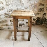 Wooden workshop stool