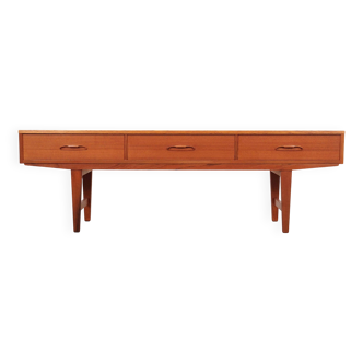 Teak lowboard, Danish design, 1960s, production: Denmark