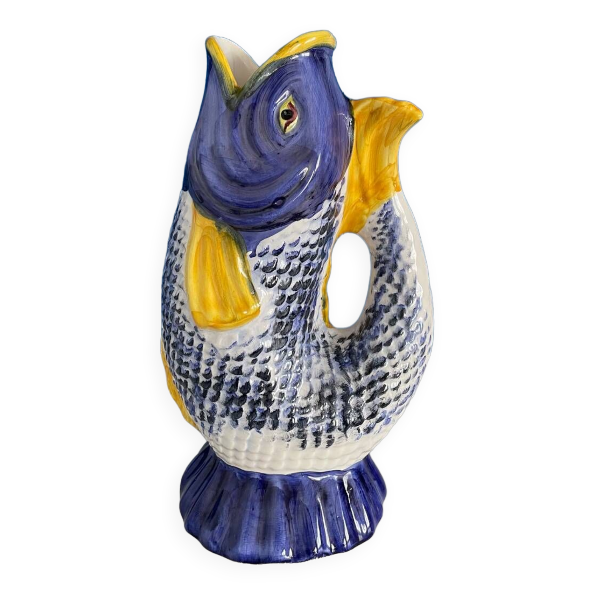 Slush ceramic fish vase