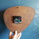 Vintage clock, wall clock "Bayard Green Copper"