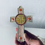 Ceramic wall cross signed Taburet