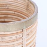 Umbrella stand ratan bamboo