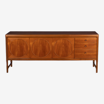 Enfilade en teck 1960s Nathan mid century