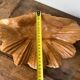 Wooden holy water font