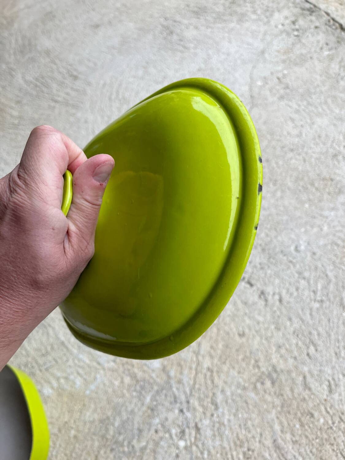 Vintage cocotte le creuset Mama 25 par enzo mari