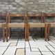 Set of 4 Danish chairs from the 1970s