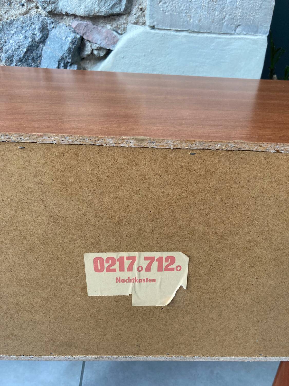 Pair of modernist 3K Mobel bedside tables