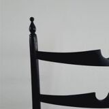 Pair of chiavarine chairs 40/50s high backrest