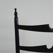 Pair of chiavarine chairs 40/50s high backrest
