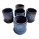 5 ceramic candle holders