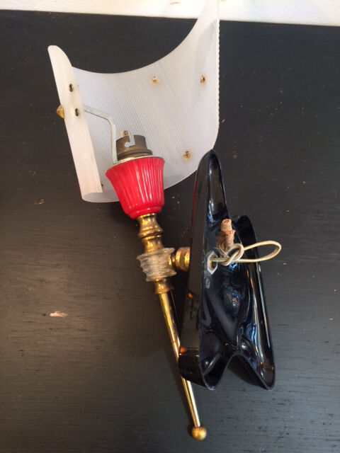 Pair of rockabilly vintage wall sconces