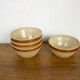 Set of 4 bowls in Gien sandstone - France